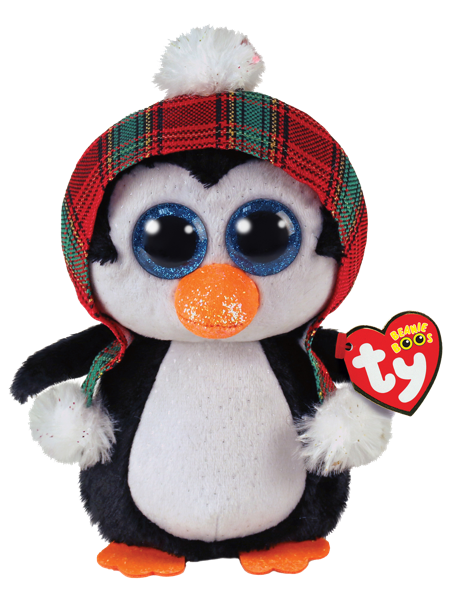 Изображение Мягкая игрушка 15 см ТУ пингвин чир рождественск ТУ Инкорпорейшен , 1 шт