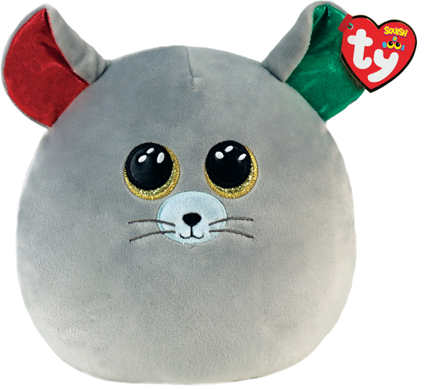 Изображение Мягкая игрушка 25 см ТУ мышка чиппер серая ТУ Инкорпорейшен , 1 шт