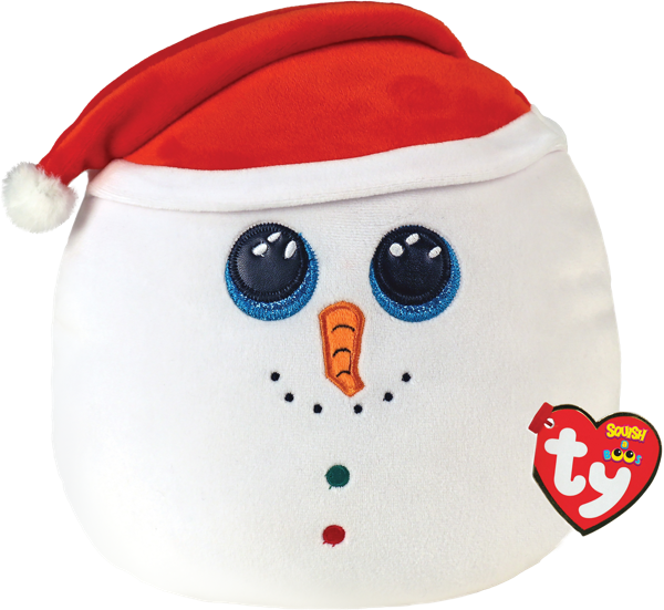 Изображение Мягкая игрушка 25 см ТУ снеговик флури ТУ Инкорпорейшен , 1 шт