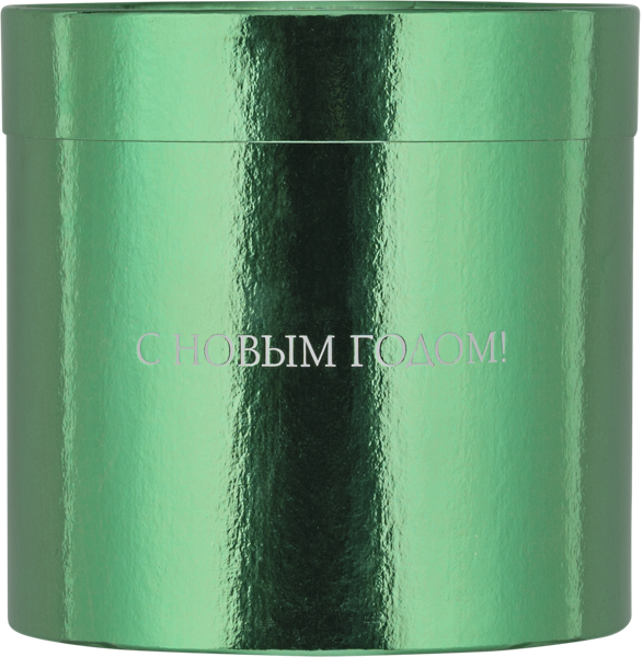 Изображение Коробка 12-15см подарочная Дарите счастье с НГ шляпная зеленая ИП Тимшин И.В. м/у, 2 шт