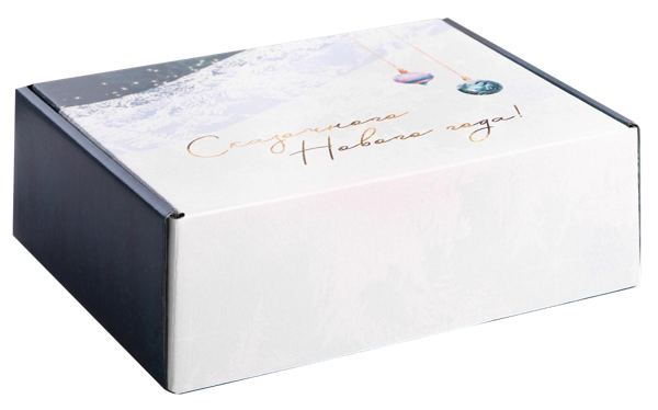 Изображение Коробка 27*21*9см подарочная Дарите счастье сказочного НГ складная ПК Калкулэйт м/у, 1 шт