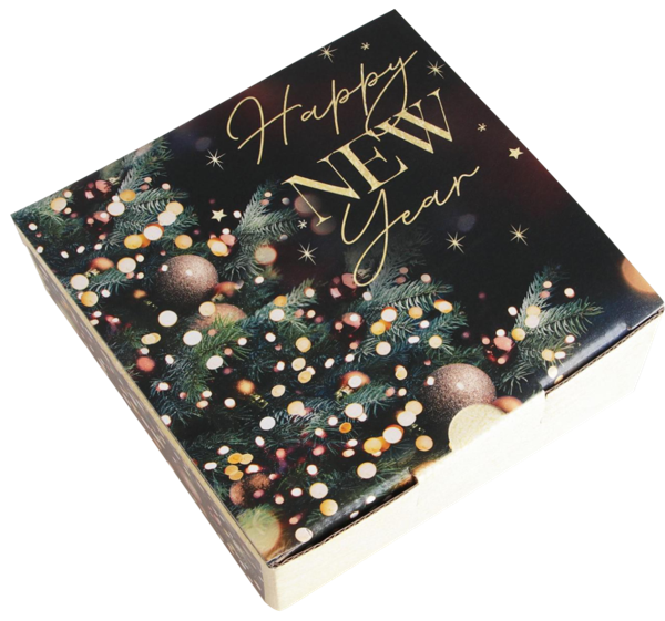 Изображение Коробка 15*15*7см подарочная Дарите счастье презент складная Радуга м/у, 1 шт