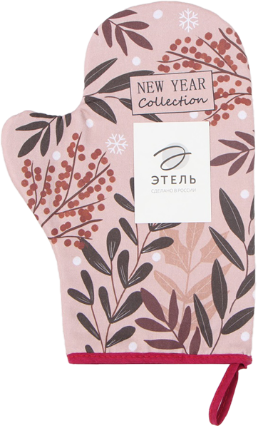 Изображение Прихватка 20*28см для горячего Этель НГ украшения варежка ИП Симановский Е.А. , 1 шт