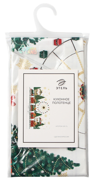 Изображение Полотенце 40*73см для кухни Этель новогодняя ярмарка ИП Симановский Е.А. , 1 шт