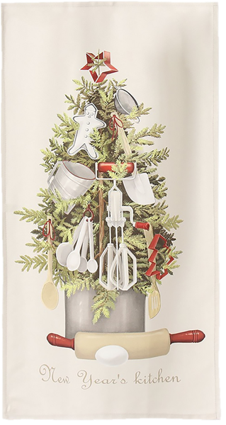 Изображение Полотенце 40*70см для кухни Этель новогодняя кухня ИП Симановский Е.А. , 1 шт