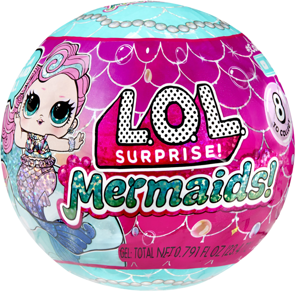 Изображение Игрушка сюрприз Лол кукла русалочка МГА п/у, 1 шт