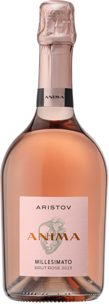 Изображение Вино игристое розовое брют Аристов ЗГУ Анима Кубань Вино с/б, 0,75 л