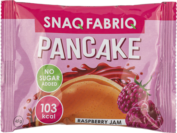 Изображение Панкейк без сахара Снэк фабрик малиновый джем Фитнес Фуд м/у, 45 г