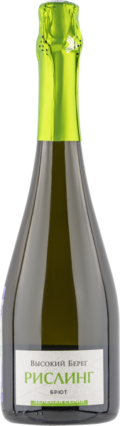 Изображение Вино игристое белое экстра брют Высокий Берег ЗНМП Рислинг выдержанный Кубань Вино с/б, 0,75 л