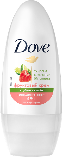 Изображение Антиперспирант шар женский Дав клубника лайм 48ч Юнилевер п/у, 50 мл