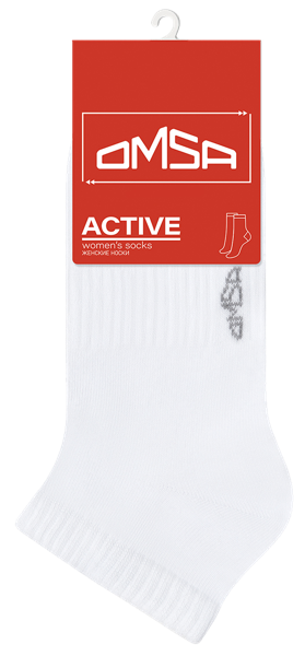 Изображение Носки женские размер 39-41 Омса актив 151 бьянко Омса к/у, 1 пара