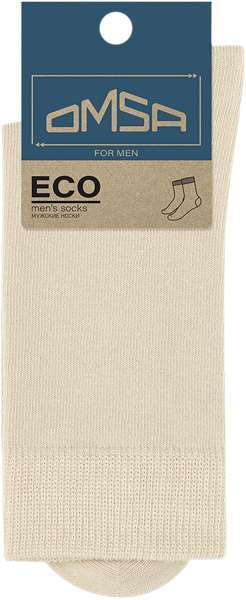 Изображение Носки мужские размер 42-44 Омса эко 401 колорс латте Омса к/у, 1 пара