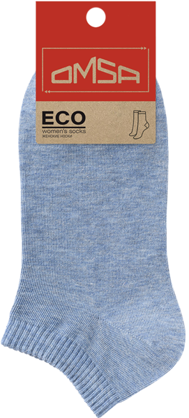 Изображение Носки женские размер 39-41 Омса эко 255 с люрексом джинс Омса к/у, 1 пара