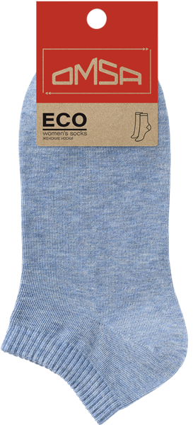 Изображение Носки женские размер 35-38 Омса эко 255 с люрексом джинс Омса к/у, 1 пара
