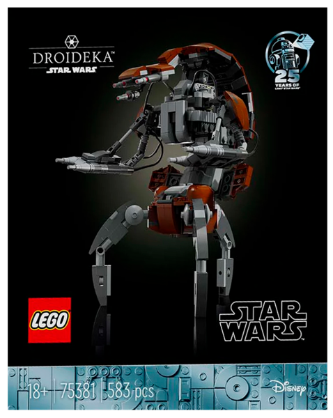 Изображение Конструктор с 18 лет 75381 Лего звездные войны дройдека Лего к/у, 1 шт