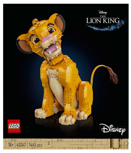 Изображение Конструктор с 18 лет 43247 Лего дисней молодой симба Лего к/у, 1 шт
