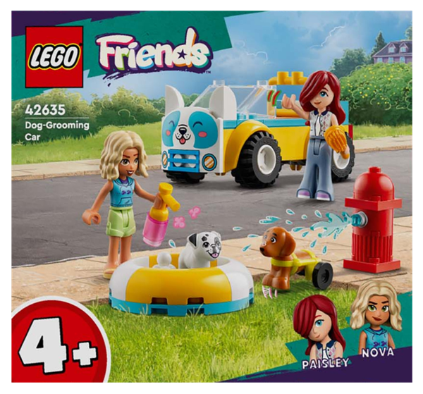 Изображение Конструктор с 4 лет 42635 Лего друзья машинка уход за собаками Лего к/у, 1 шт