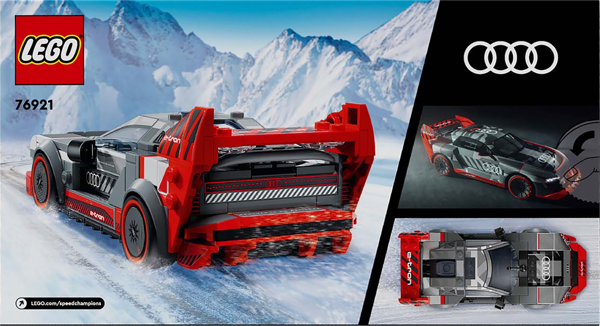 Изображение Конструктор с 9 лет 76921 Лего спид чемпионс ауди s1 е-трон кваттро Лего к/у, 1 шт