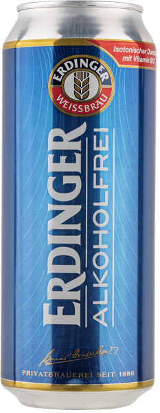 Изображение Пиво безалкогольное Эрдингер алкофрай 0,5% Эрдингер ж/б, 0,5 л