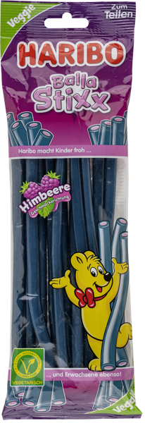 Изображение Мармелад жевательный Харибо Балла Стикс малина и черника Харибо м/у, 200 г