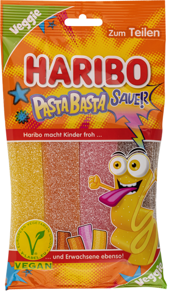 Изображение Мармелад жевательный Харибо паста баста кислый Харибо м/у, 160 г