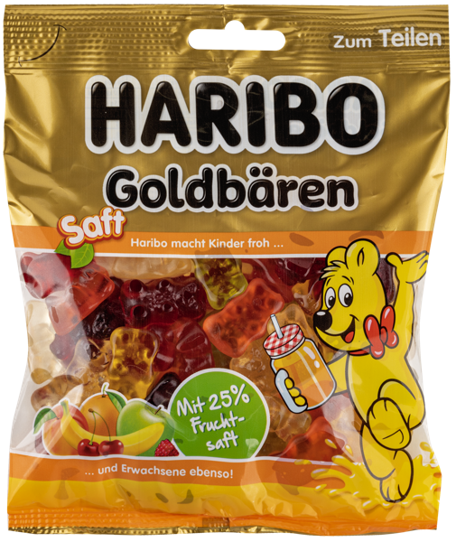 Изображение Мармелад жевательный Харибо мишки с фруктовым соком Харибо м/у, 160 г