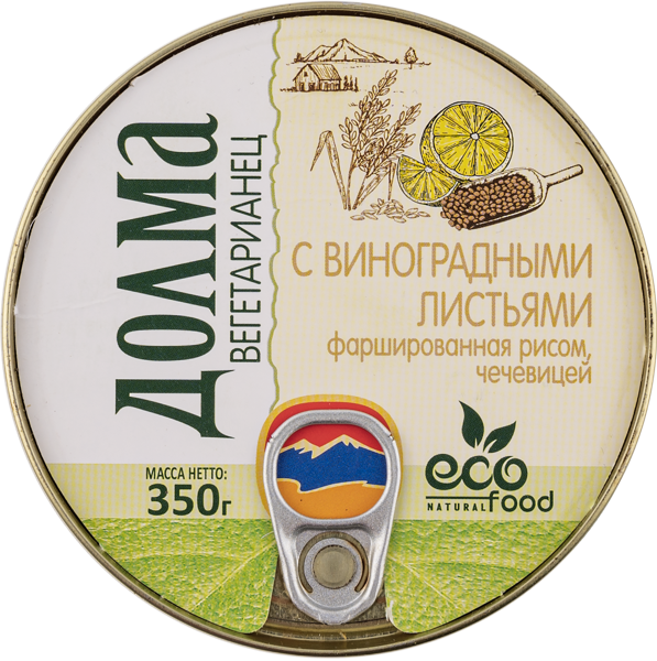 Изображение Долма ЭкоФуд вегетарианец Ам Фактори ж/б, 350 г