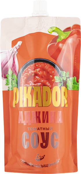Изображение Соус томатный Пикадор аджика Петропродукт м/у, 200 г