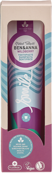 Изображение Зубная паста освежающая Бен энд анна дикая ягода Джиэм Нейче к/у, 75 мл