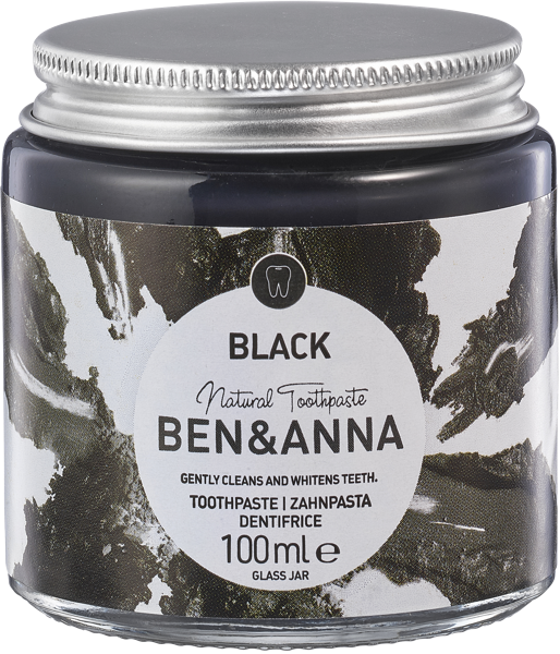 Изображение Зубная паста отбеливающая Бен энд анна блэк с углем Джиэм Нейче к/у, 100 мл