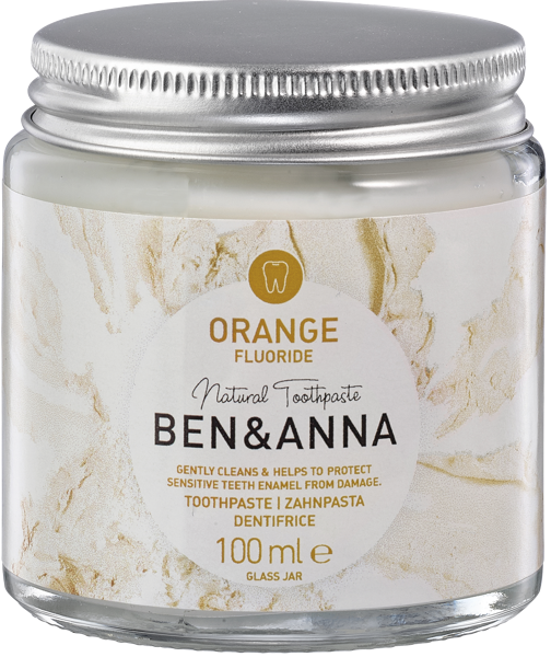 Изображение Зубная паста от кариеса Бен энд анна апельсин с фтором Джиэм Нейче к/у, 100 мл
