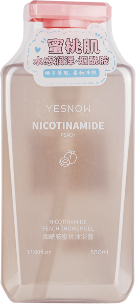 Изображение Гель для душа Еснау ниацинамид и персик Гуанчжоу Вэйцзя п/у, 500 мл