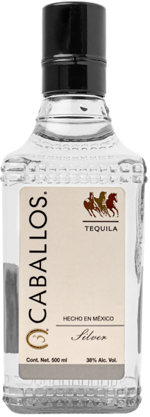 Изображение Текила Лос Кабальос сильвер 3 Кабальос с/б, 0,5 л