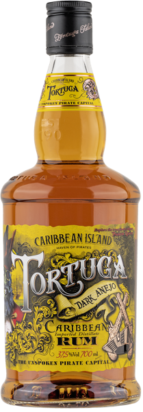 Изображение Ром 37,5% Тортуга Дарк Аньехо Питейный дом с/б, 0,7 л