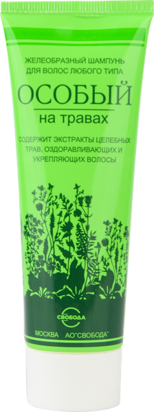 Изображение Шампунь для всех типов волос Свобода особый травы укрепляющий Свобода п/у, 76 мл