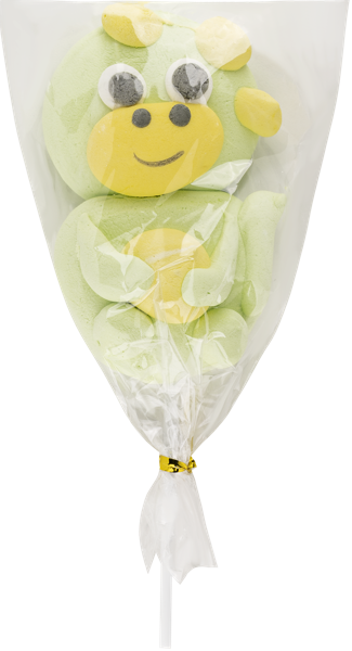 Изображение Маршмеллоу на палочке на палочке Кэндиверс зверюшки со вкусом клубника Воронин м/у, 35 г