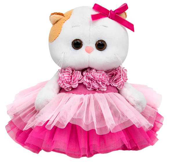 Изображение Мягкая игрушка 20 см Будибаса друзья басика ли-ли в пышном платье МПП ООО к/у, 1 шт