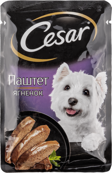 Изображение Корм для собак Цезарь паштет ягненок Марс м/у, 80 г