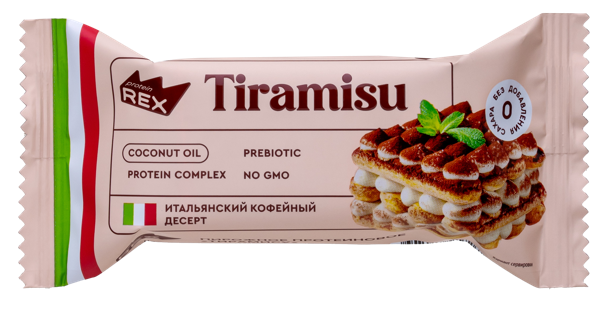 Изображение Пирожное протеиновое Протеин Рекс тирамису Роял Кейк м/у, 40 г