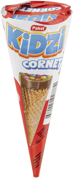 Изображение Вафельный рожок в шоколаде Кидзи с ореховым кремом Пакель м/у, 25 г