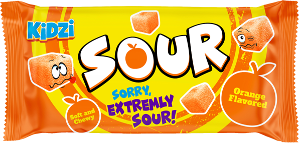 Изображение Рахат-Лукум Кидзи апельсин кислый Пакель м/у, 20 г