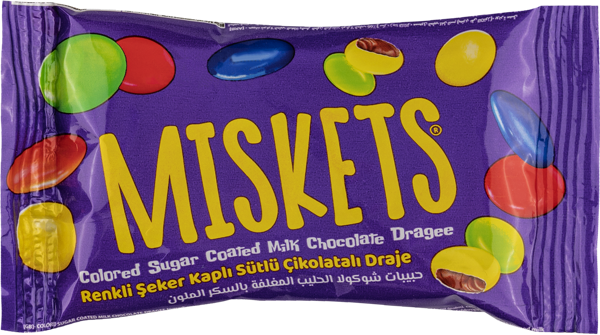 Изображение Драже в глазури Мискетс с молочным шоколадом Пакель м/у, 20 г