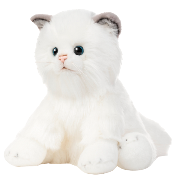 Изображение Мягкая игрушка 25 см Макси тойз котик турецкая ангора Той Сенс к/у, 1 шт