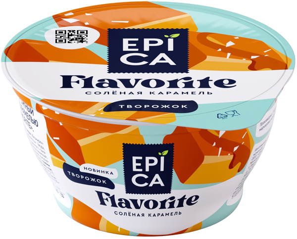 Изображение Десерт 7,6% творожный Эпика соленая карамель Эрманн п/б, 130 г