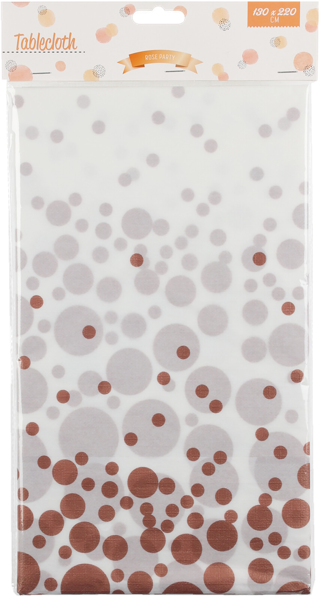Изображение Скатерть 130*220см белая Купман золотые конфетти Купман Интернэшнл м/у, 1 шт