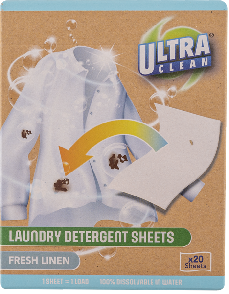 Изображение Салфетки для стирки от пятен Ультра клин белое белье Купман Интернэшнл к/у, 20 шт