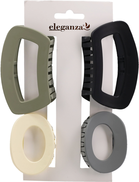 Изображение Заколка для волос Элеганза крабик Купман Интернэшнл к/у, 4 шт