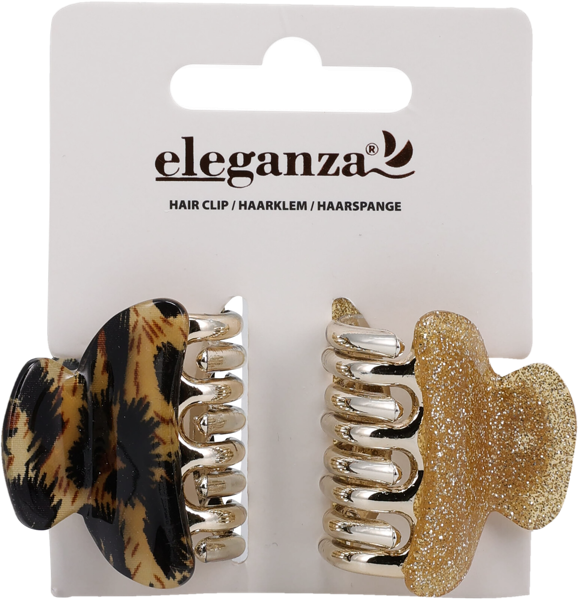 Изображение Заколка для волос Элеганза крабик Купман Интернэшнл к/у, 2 шт