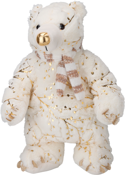 Изображение Мягкая игрушка 45 см Купман мишка новогодний Купман Интернэшнл , 1 шт