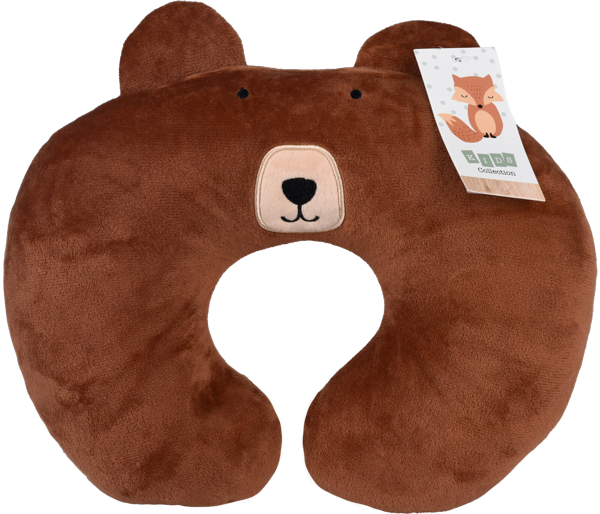 Изображение Подушка дорожная 30 см Купман кот лиса медведь Купман Интернэшнл , 1 шт